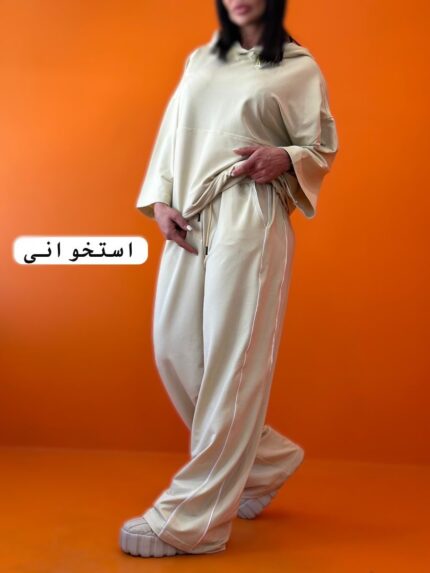 ست هودی شلوار مغزی دوزی RABO